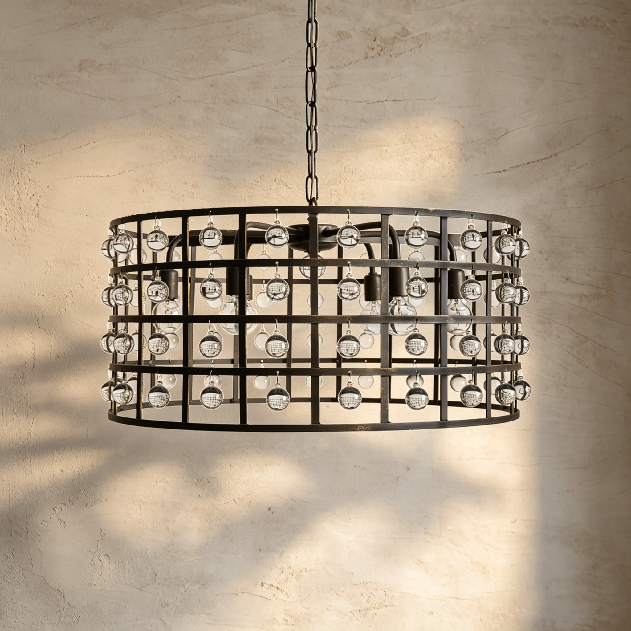 La Cage Round Chandelier 6/8/12 Light