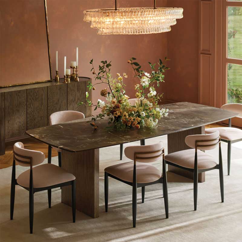 Denise Ghiaccio Oval Chandelier