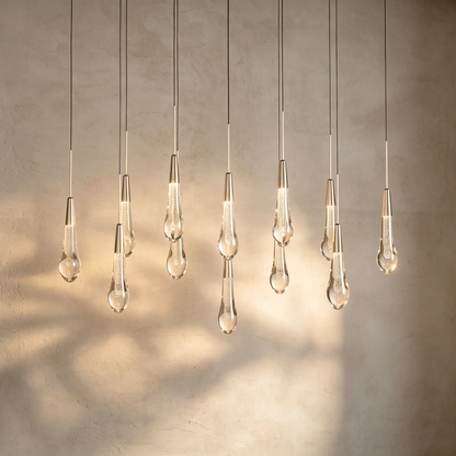 Soltaire Linear Chandelier 37"50"70"