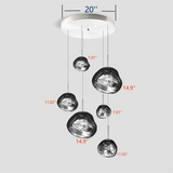 Lava Chandelier Villa Loft Duplex Stairwell Pendant Light