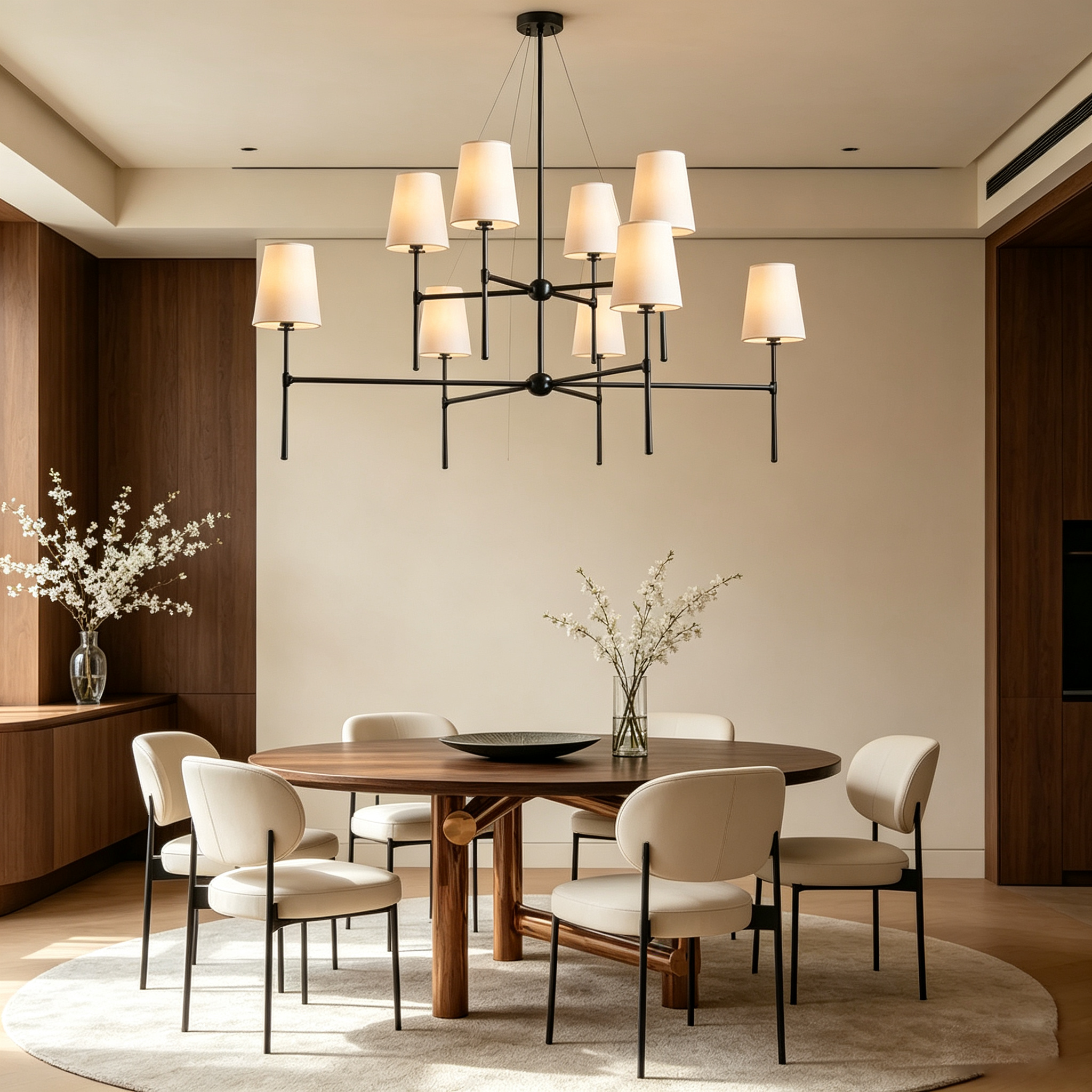 Rhodes 2-Tier Round Chandelier
