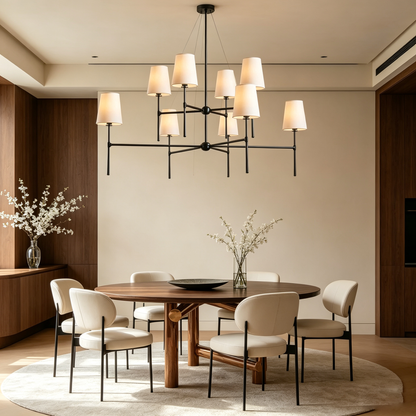 Rhodes 2-Tier Round Chandelier