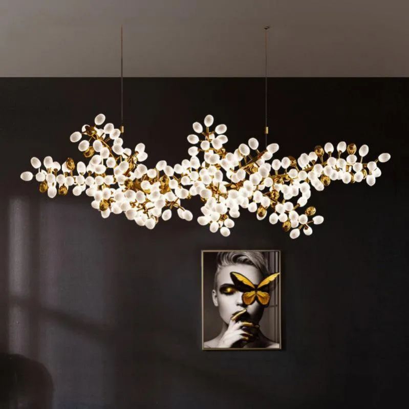 Pretty Grape Linear Chandelier