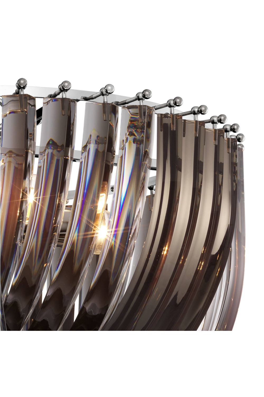 Lucite Loop Chandelier | Murano | OROA TRADE