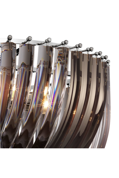 Lucite Loop Chandelier | Murano | OROA TRADE
