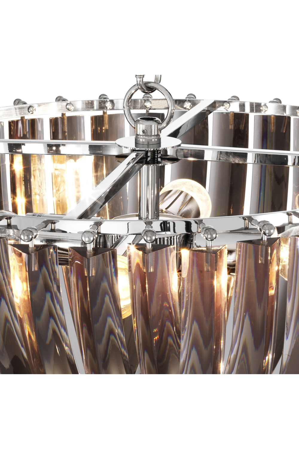 Lucite Loop Chandelier | Murano | OROA TRADE