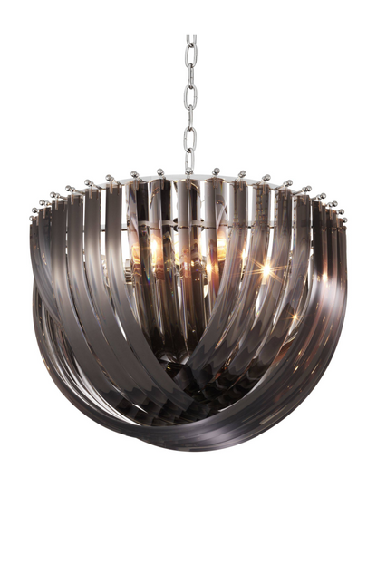 Lucite Loop Chandelier | Murano | OROA TRADE