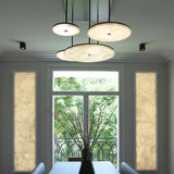 Denise Hazel Contemporary Alabaster Pendant Light for Living and Dining Spaces