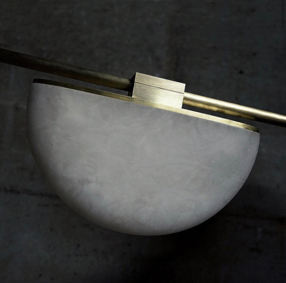 Denise Selena Alabaster Chandelier, Luxury Modern Chandelier