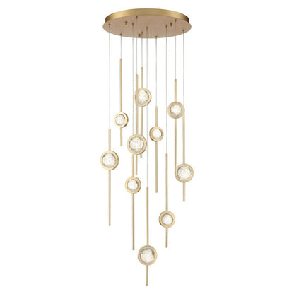 Velveton Seeded Glass Chandelier