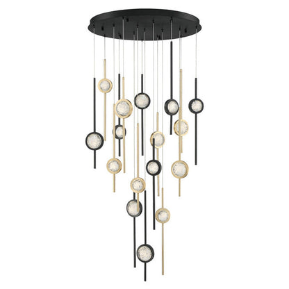 Velveton Seeded Glass Chandelier