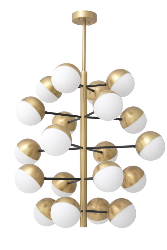 Brass Globe Sputnik Chandelier L | Eichholtz Cona | OROA TRADE