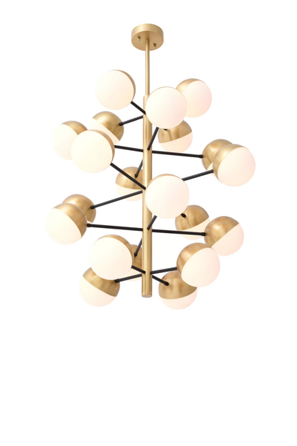 Brass Globe Sputnik Chandelier L | Eichholtz Cona | OROA TRADE