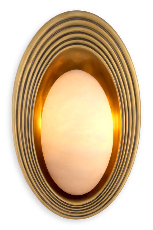 Modern Alabaster Wall Lamp | Eichholtz Savono | Oroatrade.com