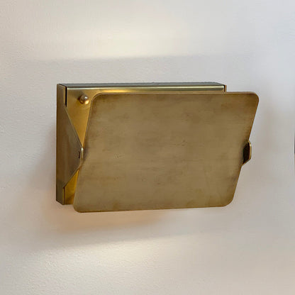 Brass Sconce with Flip Fron