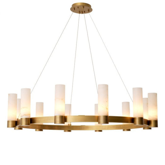 Castro Alabaster Chandelier 53''D