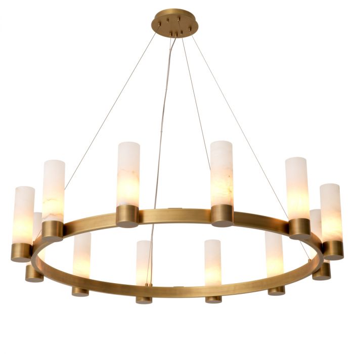 Castro Alabaster Chandelier 53''D