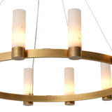 Castro Alabaster Chandelier 53''D