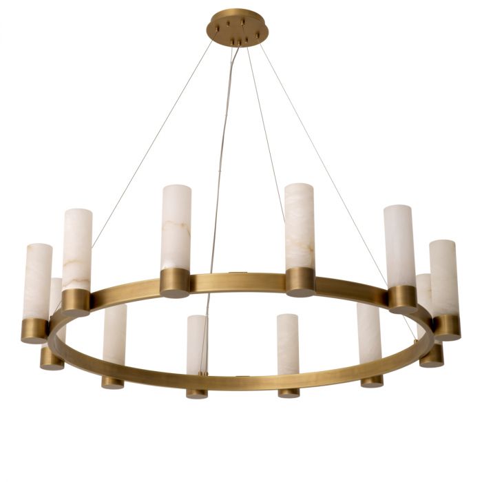 Castro Alabaster Chandelier 53''D