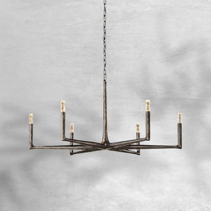 Thalen Forged Round Chandelier 36" 48” 60” 72”