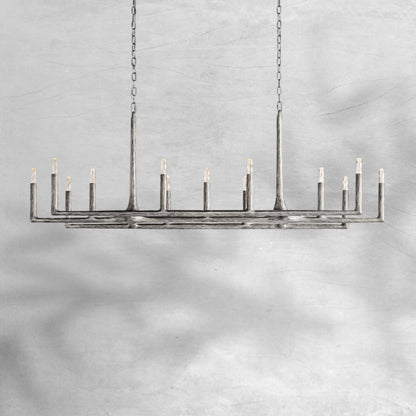 Thalen Forged Linear Chandelier 54" 72" 96"