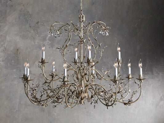 Gothic Claudette 12-Light Round Chandelier