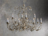 Gothic Claudette 12-Light Round Chandelier