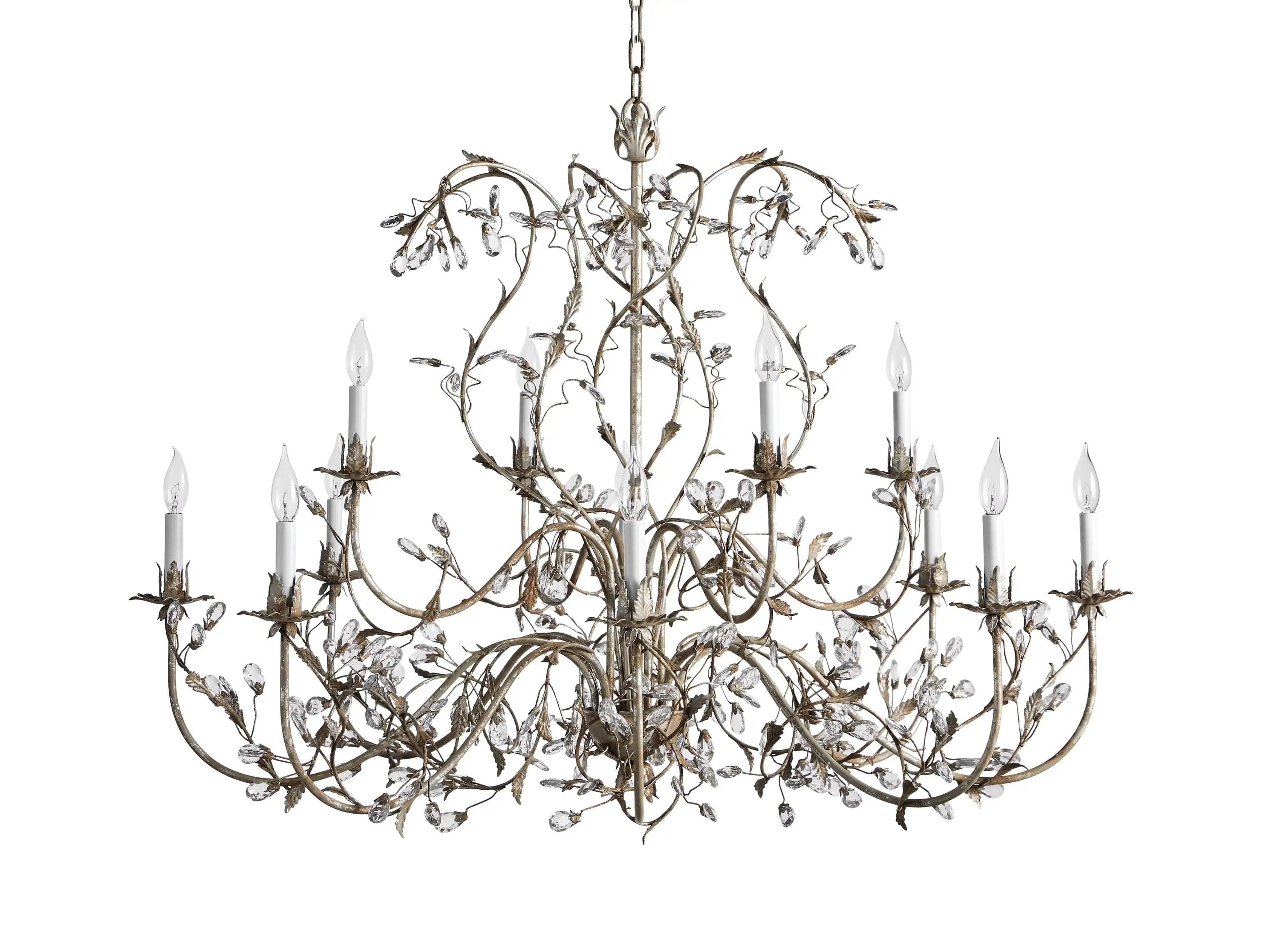 Gothic Claudette 12-Light Round Chandelier