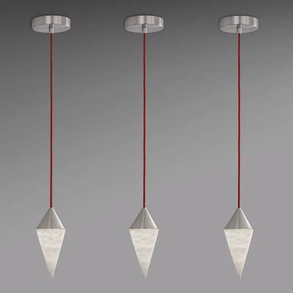 Hannah Alabaster Chandelier, Simple Pendant Light