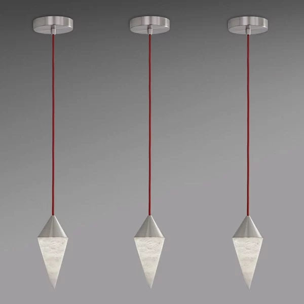 Hannah Alabaster Chandelier, Simple Pendant Light