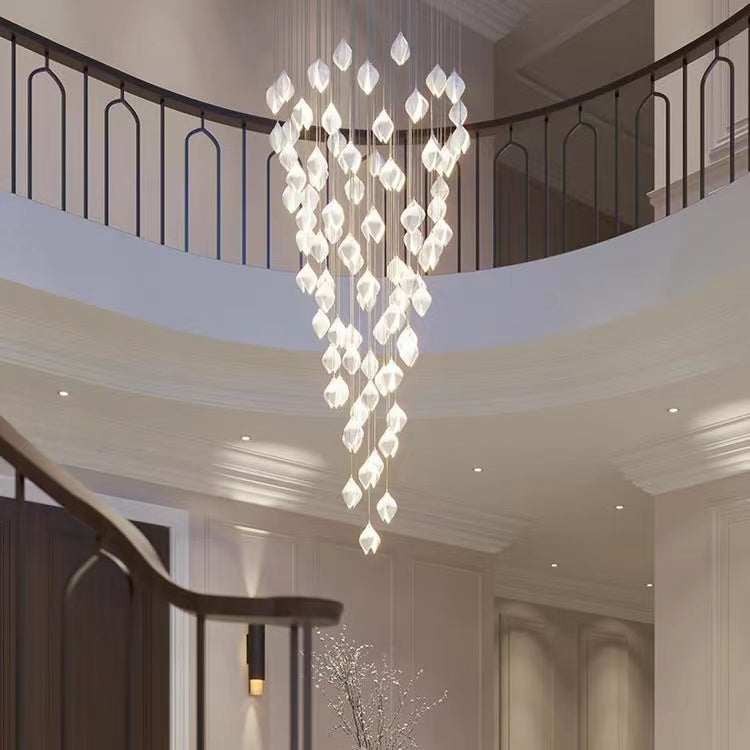 JC Magnolia Blossom Ceramic Pendant Chandelier