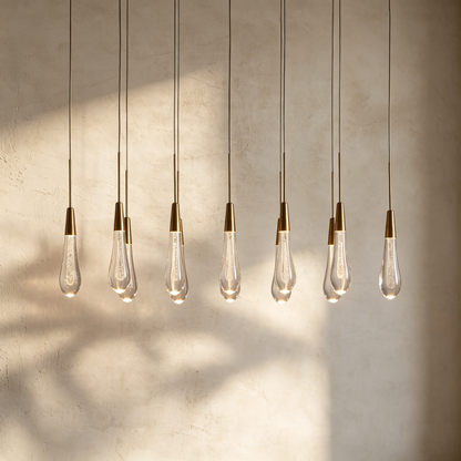 Soltaire Linear Chandelier 37"50"70"