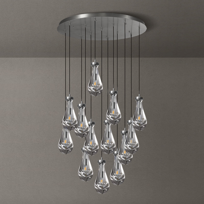 Seaward Raindrop Modern Exquisite Glass round chandelier 18"/36"/47"/60"