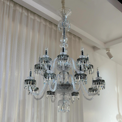 Elegant Crystal Chandelier in Italian Style for Bedroom and Living Room