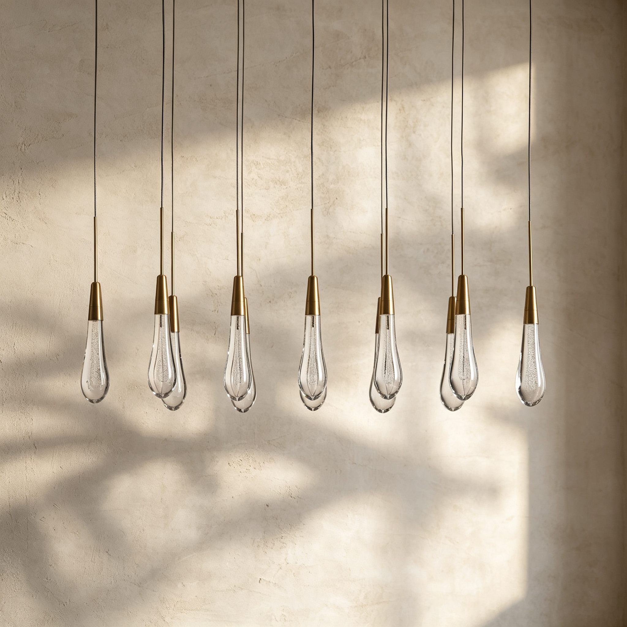 Soltaire Linear Chandelier 37"50"70"