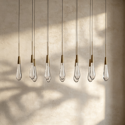Soltaire Linear Chandelier 37"50"70"