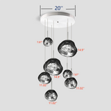 Lava Chandelier Villa Loft Duplex Stairwell Pendant Light