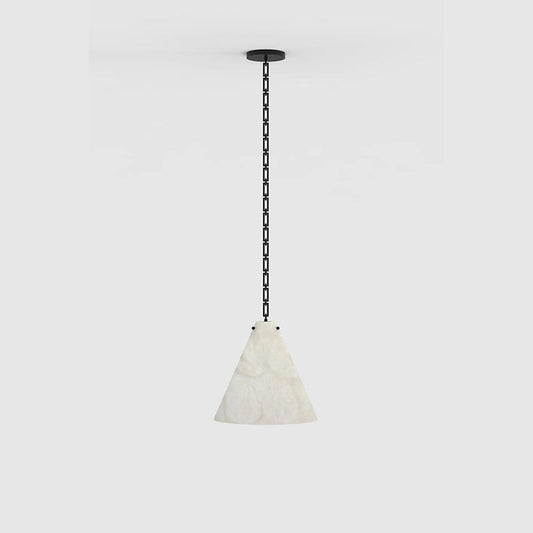 Contemporary Lucca Large Alabaster Pendant Light For Kitchen Island, Living Room