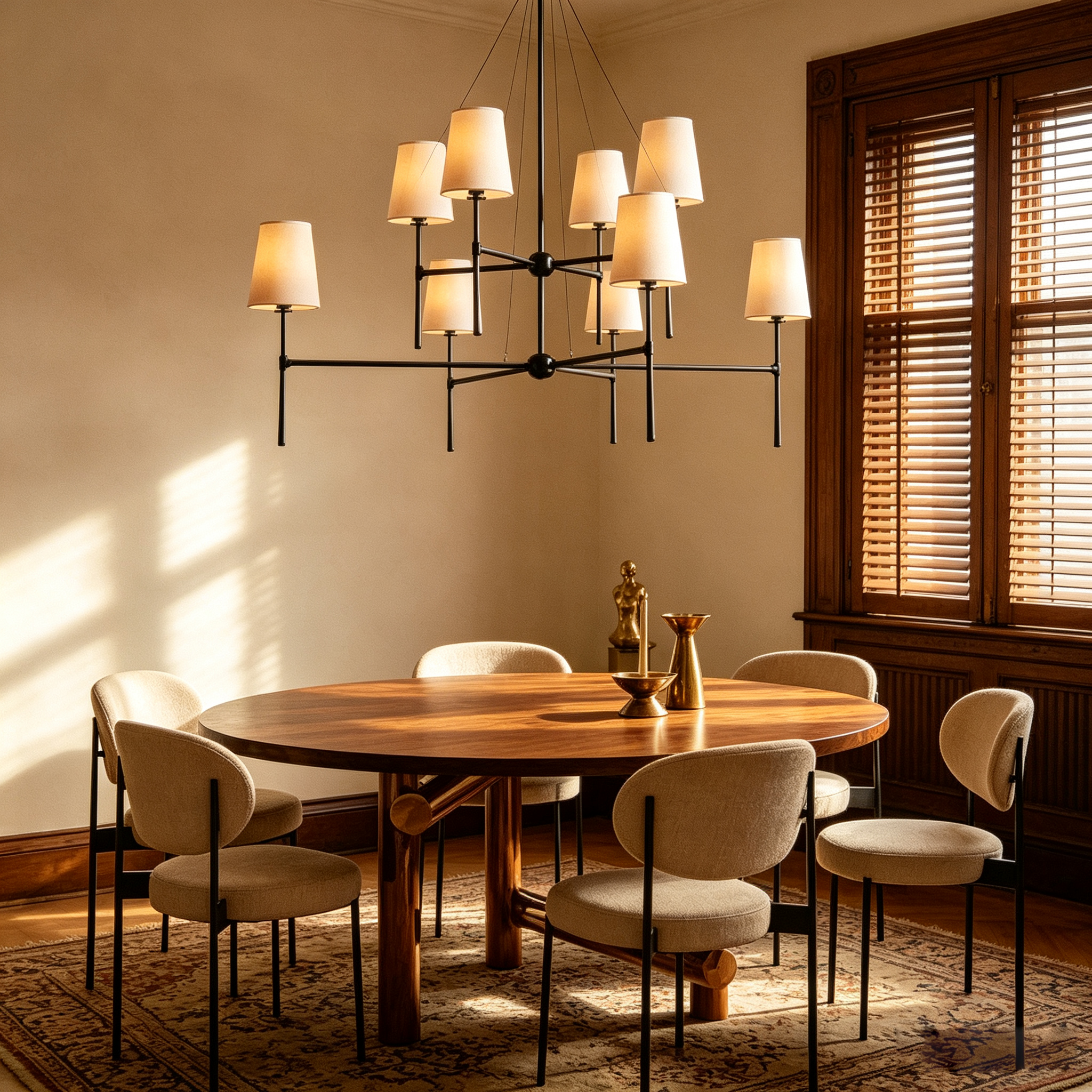 Rhodes 2-Tier Round Chandelier