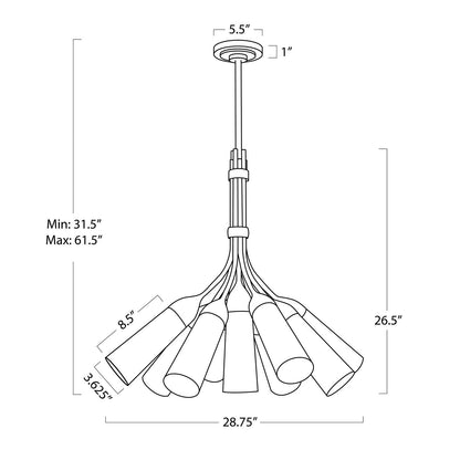 Mousseaux Chandelier