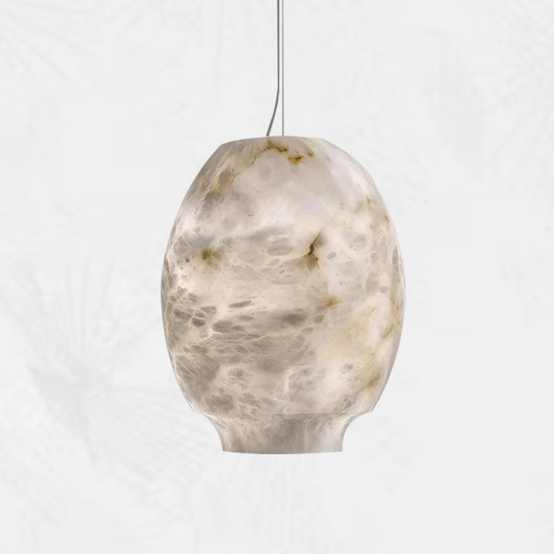 Culoud Alabaster Lantern Pendant Light