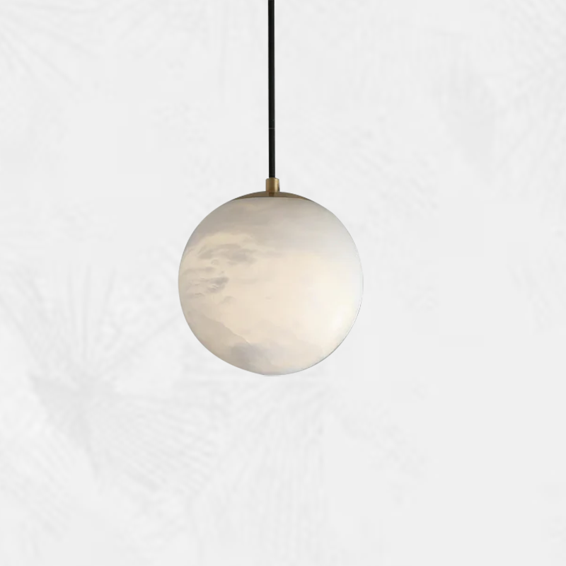 Culoud Alabaster Ball Pendant Light
