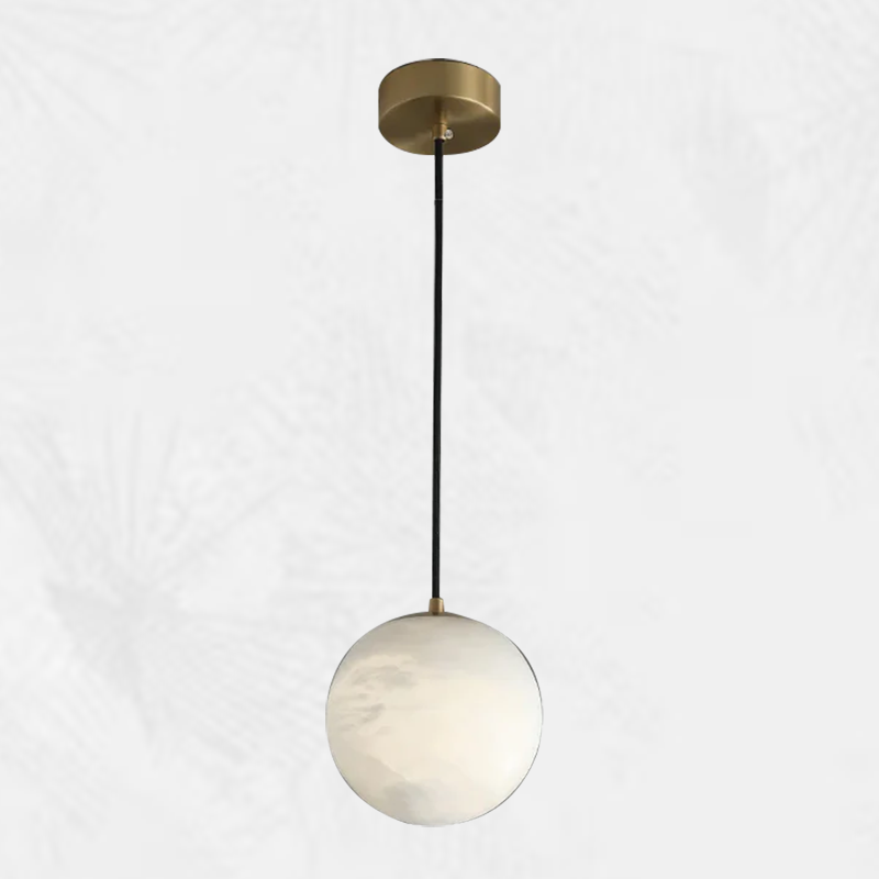 Culoud Alabaster Ball Pendant Light