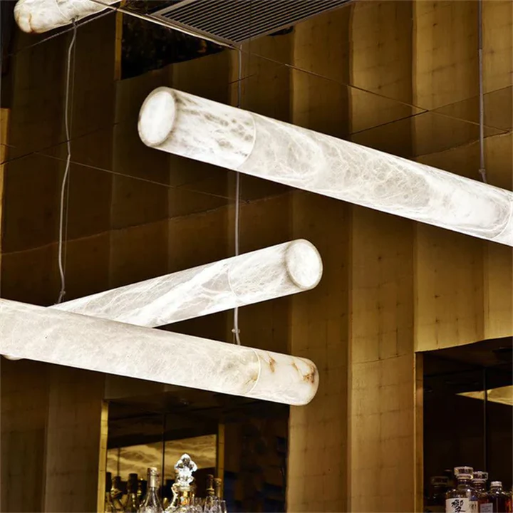 Culoud Alabaster Linear Pendant Light
