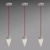 Modern Alabaster Cone Pendant, Single  Pendant Light