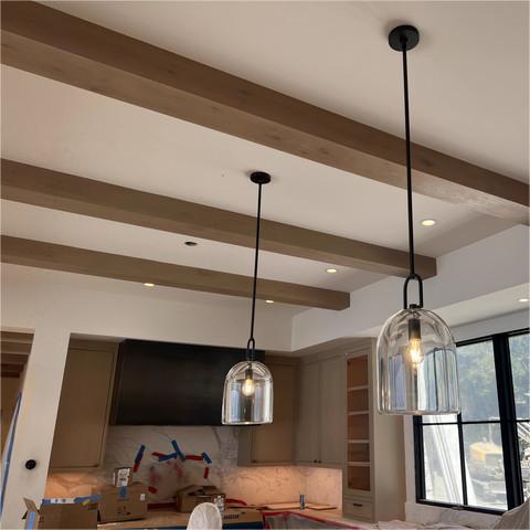 MechFriction Upscale Modern Cloche Pendant Light 5"D,8"D,10"D