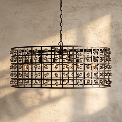 La Cage Round Chandelier 6/8/12 Light