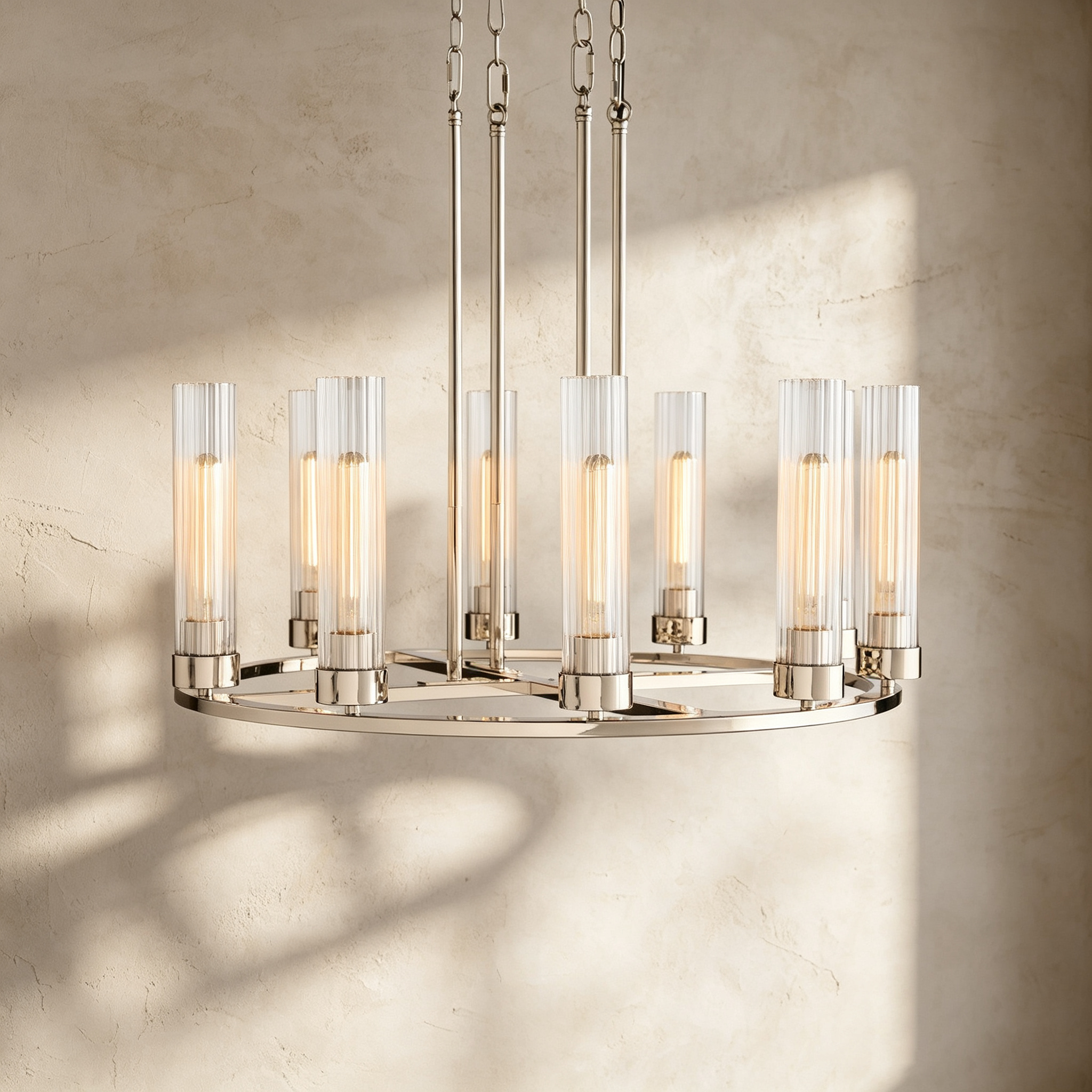 Andreas Round Chandelier 10/12 Light