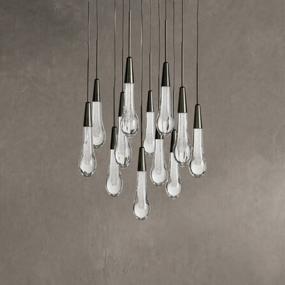 Soltaire Round Chandelier 17" 24" 36“ 58“