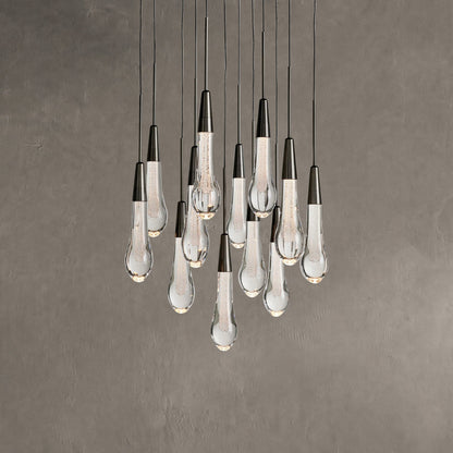 Soltaire Round Chandelier 17" 24" 36“ 58“